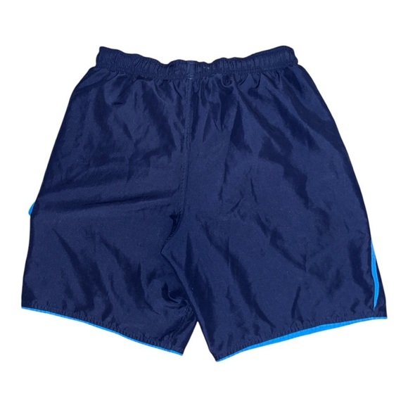 Men’s Nike swim trunks size medium volley shorts quick dry built in briefs blue - Picture 2 of 7